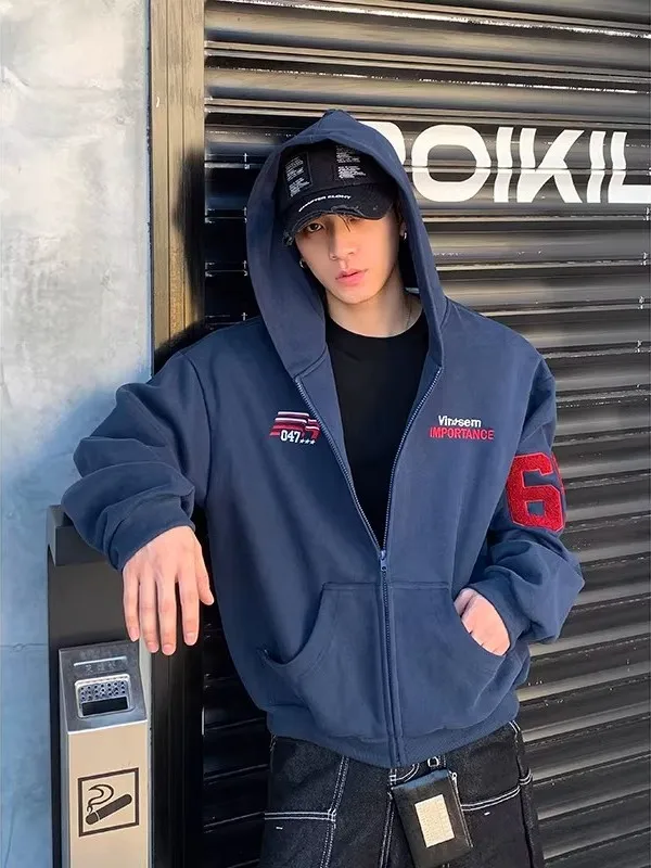 Heavyweight 440g Embroidered Hoodie Loose Casual Trendy All-Match Blue Sweatirt Men's Spring New Sle Comfortable Hooded S...
Heavyweight 440g Embroidered Hoodie Loose Casual Trendy All-Match Blue Sweatirt Men's Spring New Sle Comfortable Hooded S...