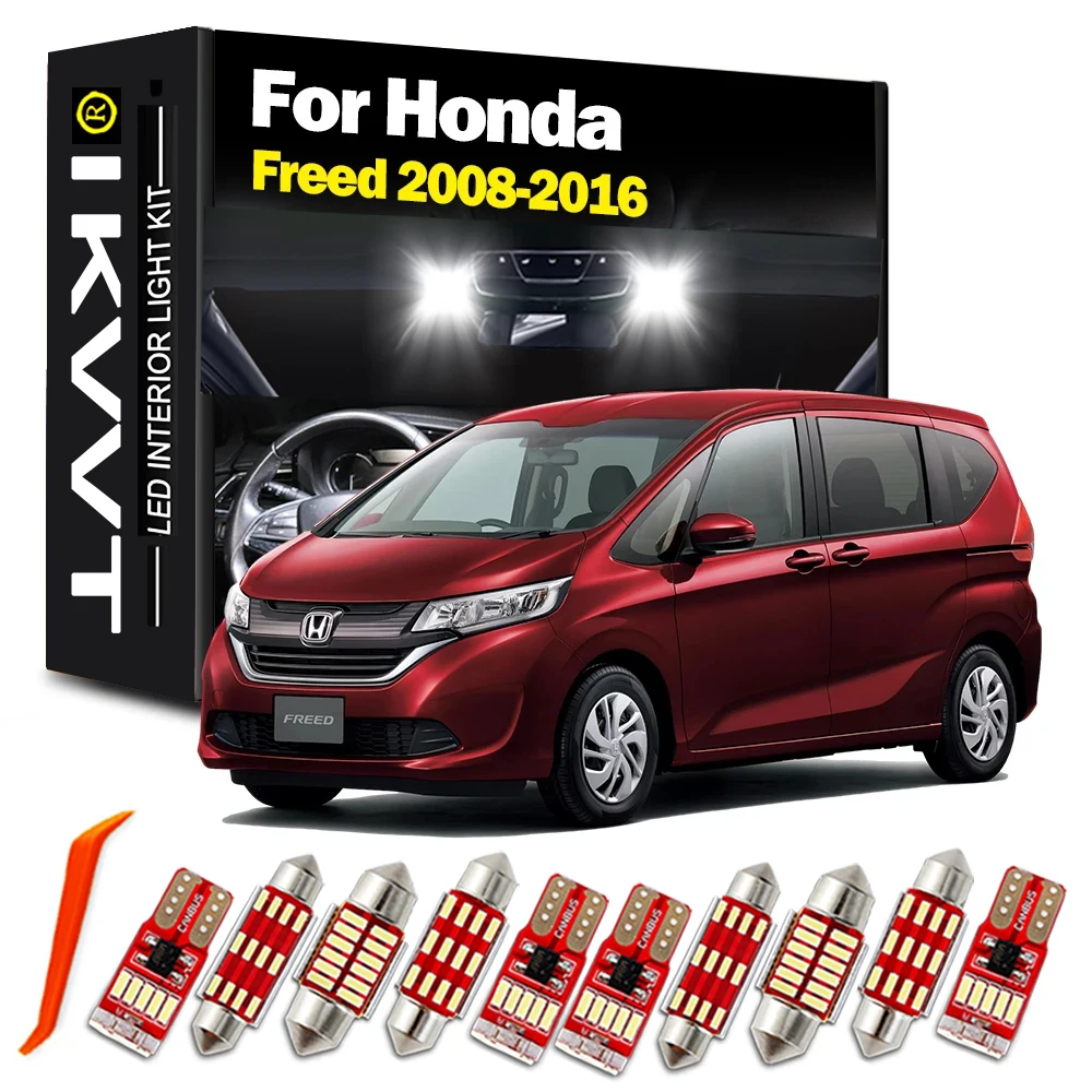 IKVVT 11 шт. для Honda Freed 2008 2009 2010 2011 2012 2013 2014 2015 2016 светодиодный комплект внутреннего освещения с картой купола автомобильные аксессуары Canbus
IKVVT 11 шт. для Honda Freed 2008 2009 2010 2011 2012 2013 2014 2015 2016 светодиодный комплект внутреннего освещения с картой купола автомобильные аксессуары Canbus
