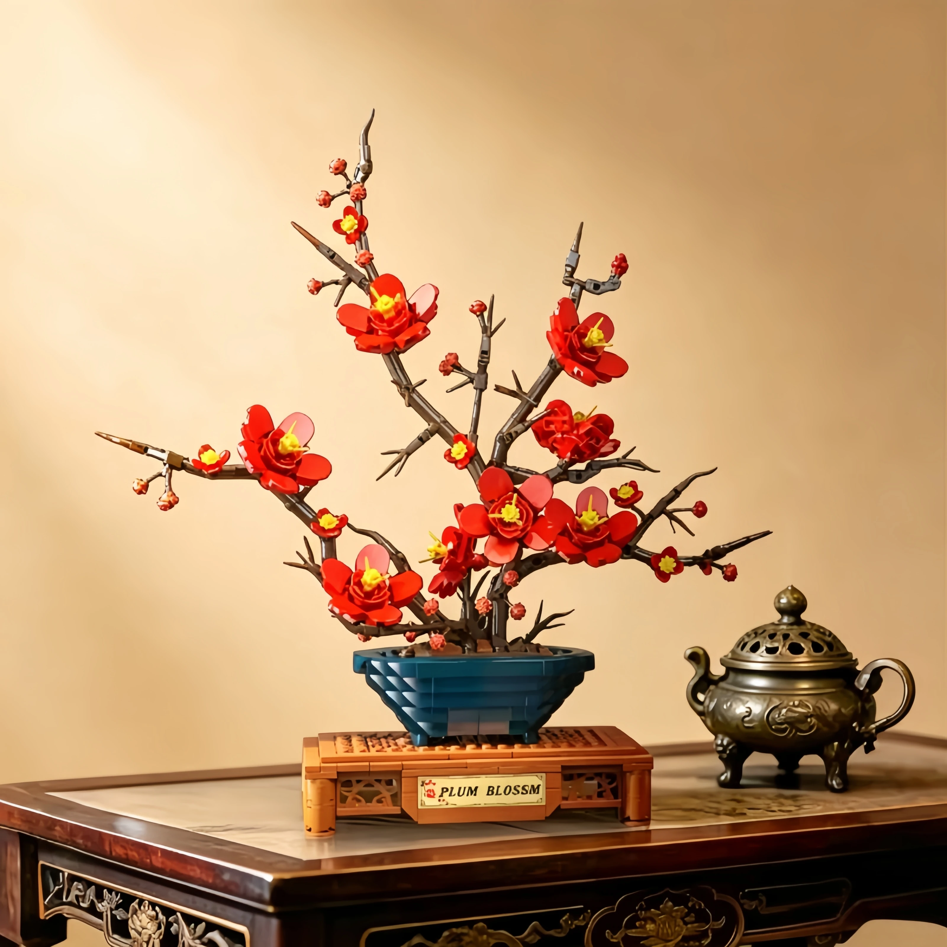 736 PCS Plum Blossom Floral Bonsai Building Blocks Flower Model Bricks Creative Desktop Decoration Toys For Kids Holiday Gifts
736 PCS Plum Blossom Floral Bonsai Building Blocks Flower Model Bricks Creative Desktop Decoration Toys For Kids Holiday Gifts