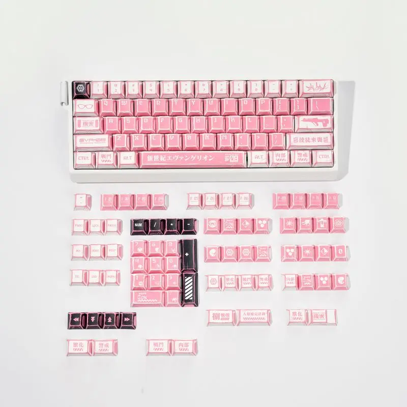 No. 8 machine powder comic theme high value personalized custom engraving light transmission PBT hot sublimation mechanical keyb
No. 8 machine powder comic theme high value personalized custom engraving light transmission PBT hot sublimation mechanical keyb