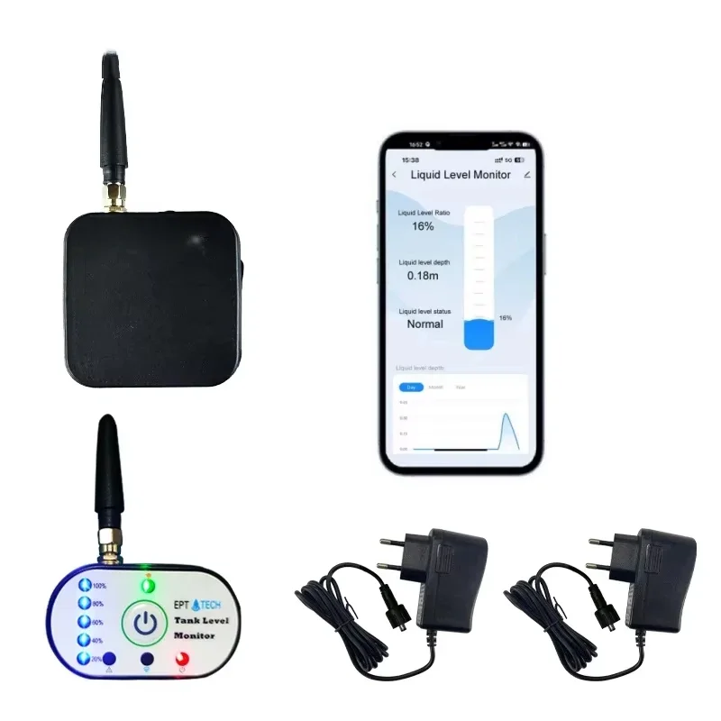 TLC2326P RF433 Signal Remote Ultrasonic IP67 Level Water Tank with Pump on/Off
TLC2326P RF433 Signal Remote Ultrasonic IP67 Level Water Tank with Pump on/Off