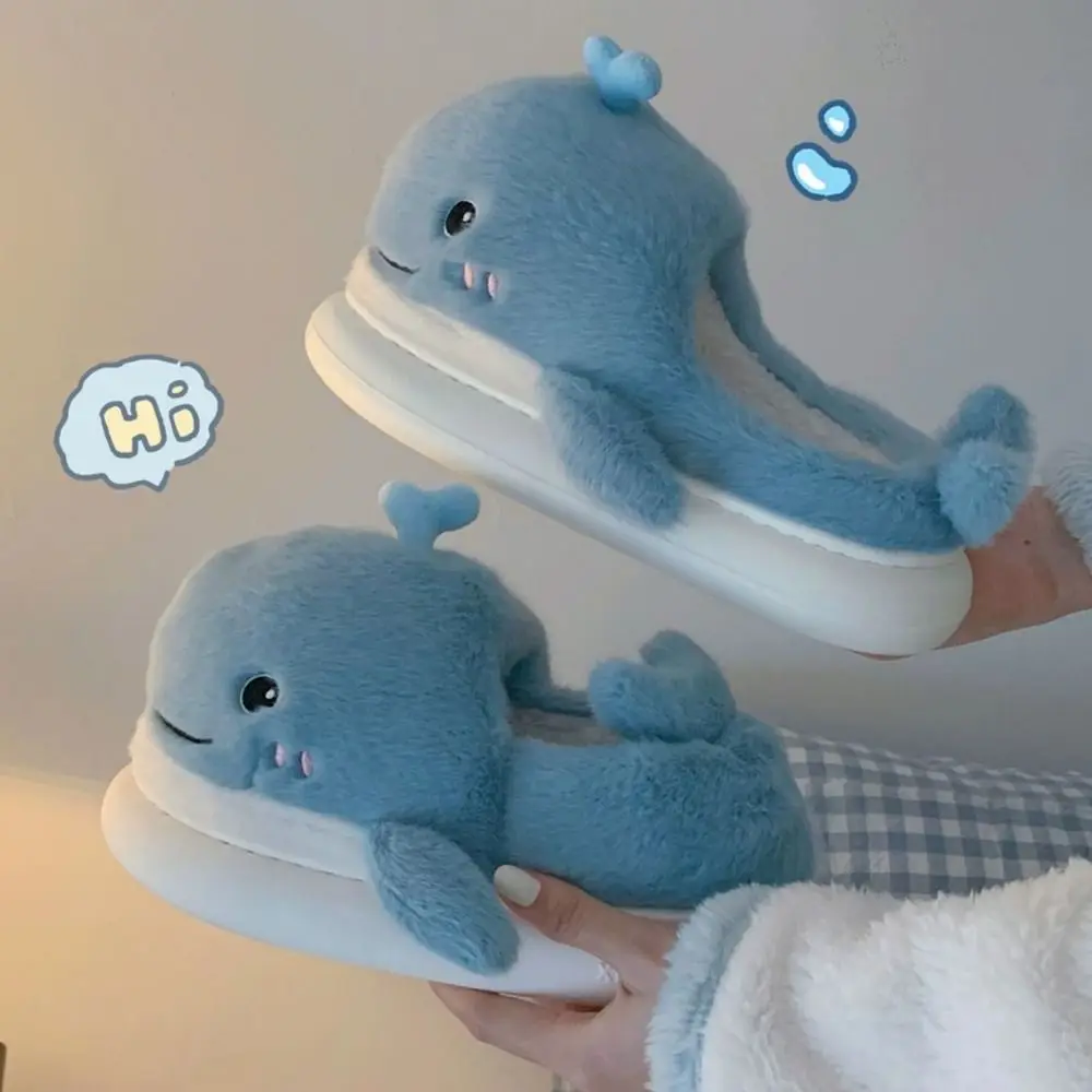 Soft Fluffy Home Slippers Women Comfortable Non-Slip Cute Whales Slippers Casual Insulation Cartoon Indoor Shoes Home
Soft Fluffy Home Slippers Women Comfortable Non-Slip Cute Whales Slippers Casual Insulation Cartoon Indoor Shoes Home