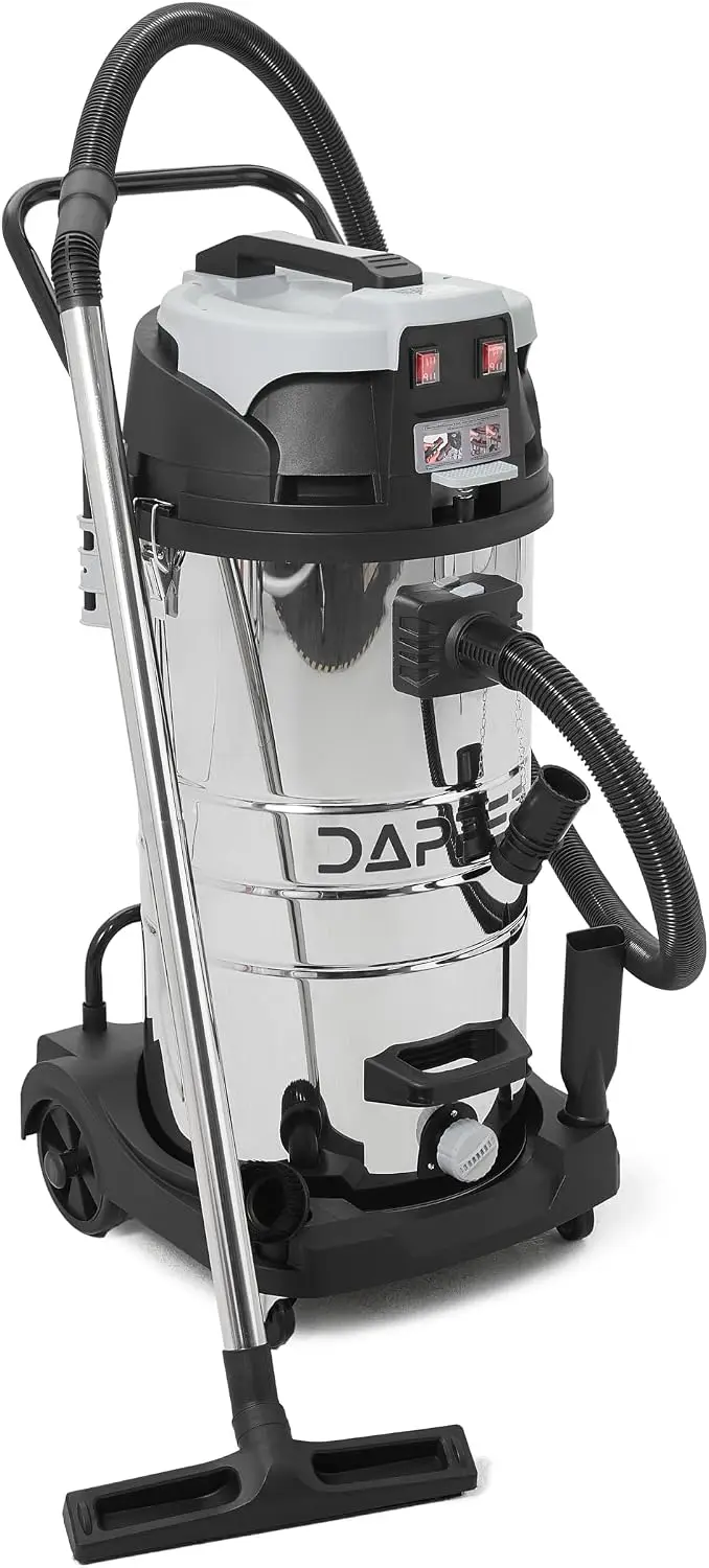 Dapper Supply 26.5 Gallon 11 Peak HP Wet/Dry Vacuum, Stainless Steel Tank, 2 in 1 Function Portable Shop Vacuum with Attachments, Built-in Drain Ideal for Jobsite, Garage & Workshop.
Dapper Supply 26.5 Gallon 11 Peak HP Wet/Dry Vacuum, Stainless Steel Tank, 2 in 1 Function Portable Shop Vacuum with Attachments, Built-in Drain Ideal for Jobsite, Garage & Workshop.