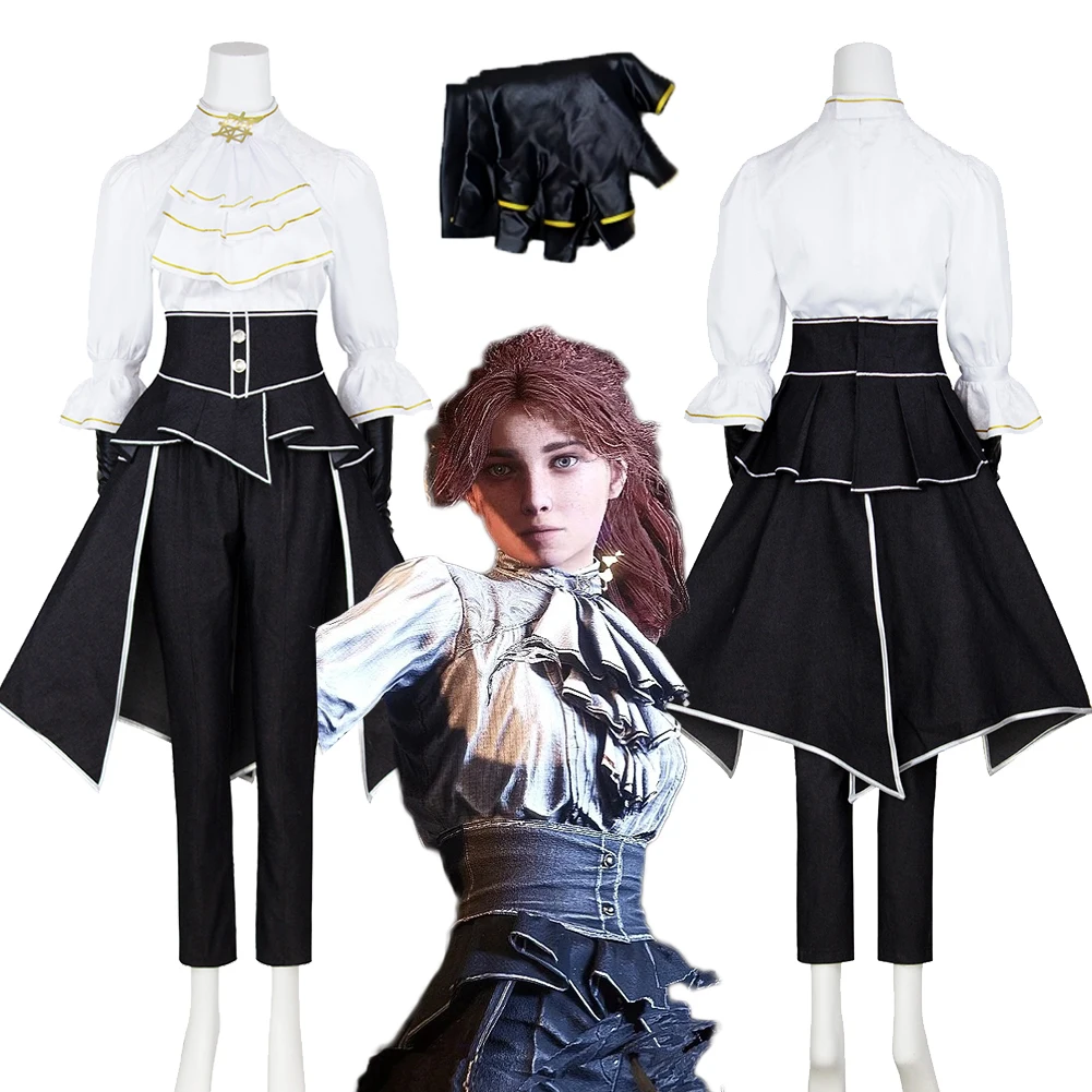 Game Clair Obscur Maier Cosplay Shirt Dress Black Skirt Costume Outfits Halloween Roleplay Uniform Clothes Suits Carnival Women
Game Clair Obscur Maier Cosplay Shirt Dress Black Skirt Costume Outfits Halloween Roleplay Uniform Clothes Suits Carnival Women