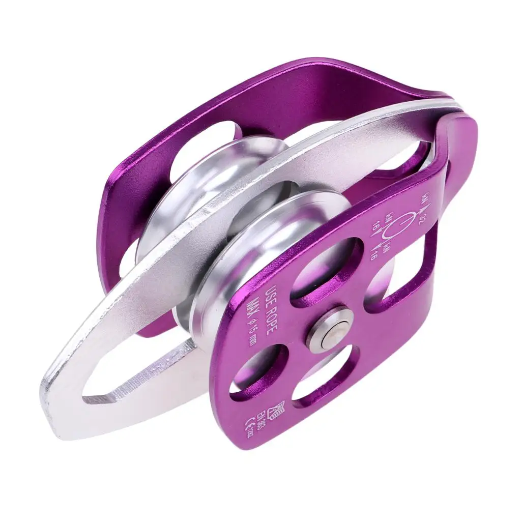 Double Sheaves Ball Bearing Pulley Climbing Rope Accessories Mooring Rope Equipment for Tree Arborist Tensioning Lifting
Double Sheaves Ball Bearing Pulley Climbing Rope Accessories Mooring Rope Equipment for Tree Arborist Tensioning Lifting