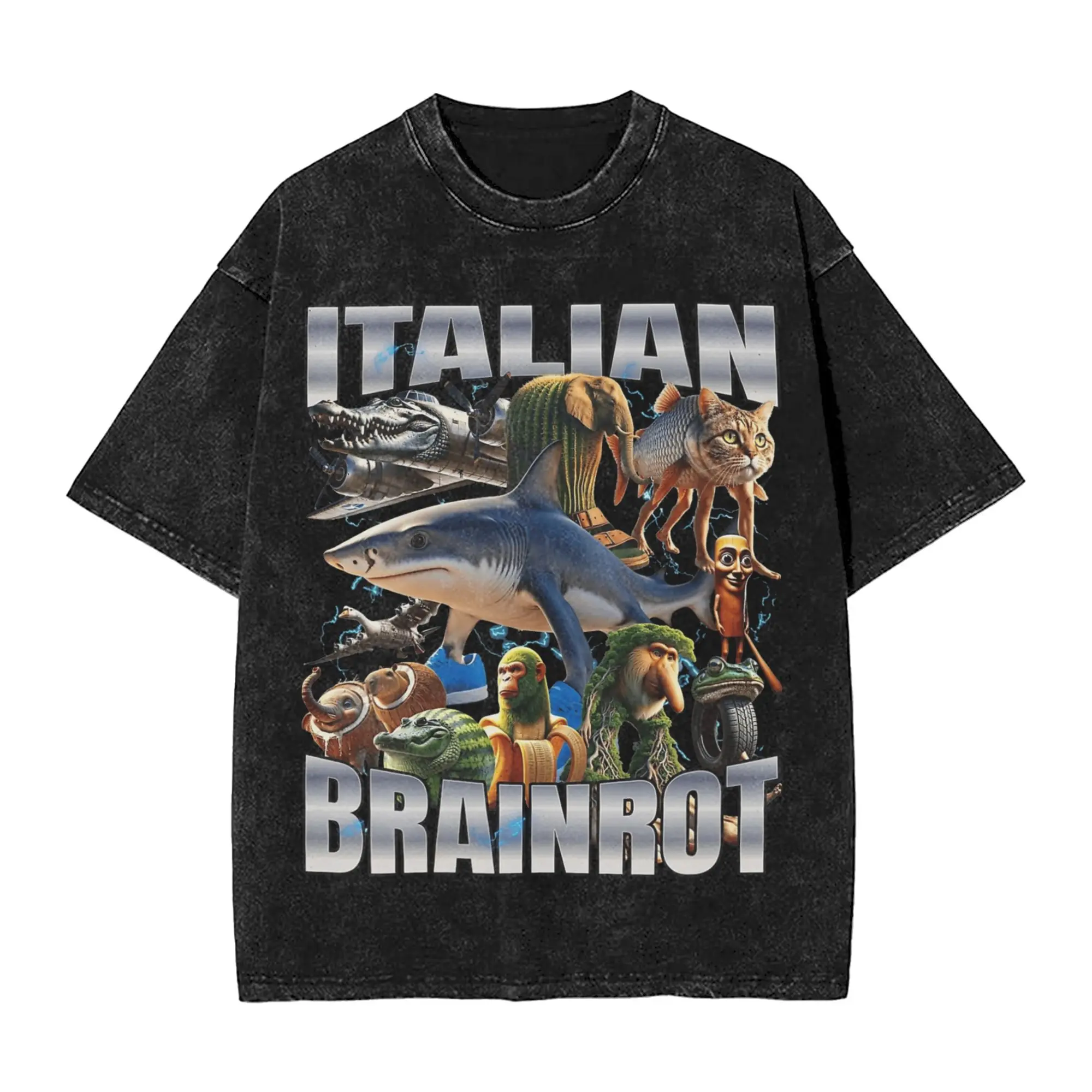 Tralalero Tralala Funny Shark Meme Shirt Vintage Style For Men Women 100% Cotton T-Shirts Tee Tops
Tralalero Tralala Funny Shark Meme Shirt Vintage Style For Men Women 100% Cotton T-Shirts Tee Tops