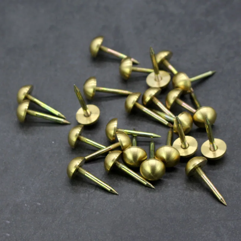 20pcs Pure Copper Studs Round Head Small Copper Naisl Antique Furniture Brass Decorative Nails
20pcs Pure Copper Studs Round Head Small Copper Naisl Antique Furniture Brass Decorative Nails