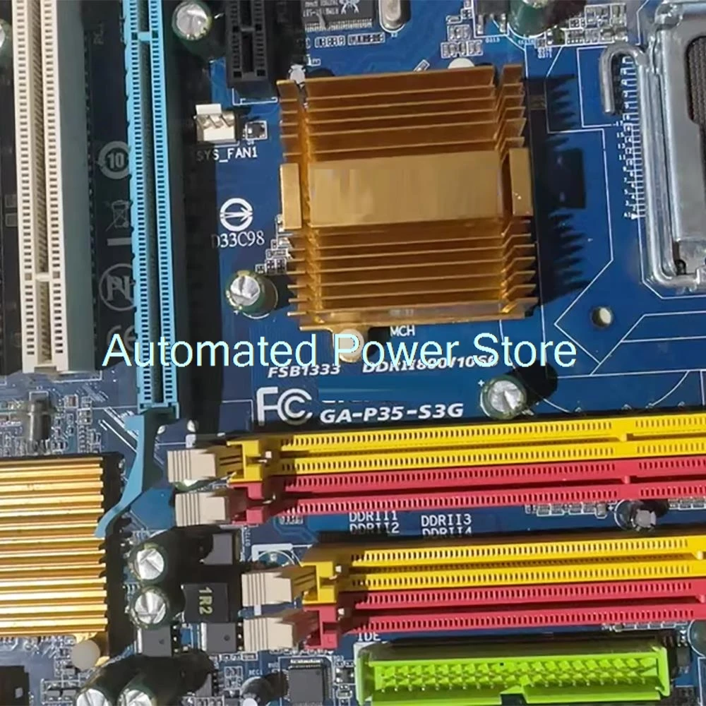 Материнская плата P35-S3G GA-P35-S3G с 5 слотами PC I, LGA 775, DDR2
Материнская плата P35-S3G GA-P35-S3G с 5 слотами PC I, LGA 775, DDR2