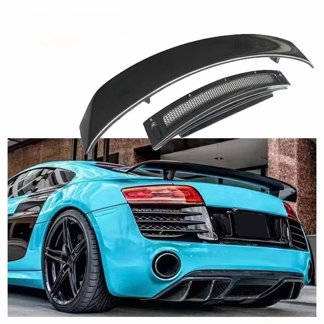 For R8 08-15 Carbon Fiber Spoiler Body Kit R8 2008-2015 Carbon Fiber Rear Spoiler Wing
For R8 08-15 Carbon Fiber Spoiler Body Kit R8 2008-2015 Carbon Fiber Rear Spoiler Wing