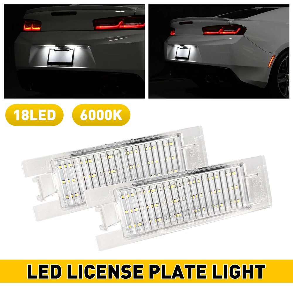 2 шт. светодиодная лампа освещения номерного знака для Chevrolet Camaro Malibu FULL LED 6000K белая подсветка номерного знака автомобиля 2014-2021 гг.
2 шт. светодиодная лампа освещения номерного знака для Chevrolet Camaro Malibu FULL LED 6000K белая подсветка номерного знака автомобиля 2014-2021 гг.