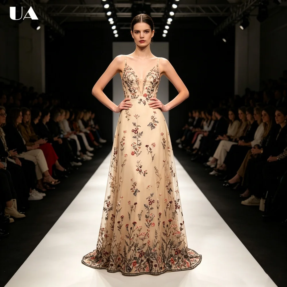 2026 New Sparkly V-neck Sequin Evening Dress for Woman Exquisite Floral Spaghetti Strap Prom Dress Customized Train Party Dress
2026 New Sparkly V-neck Sequin Evening Dress for Woman Exquisite Floral Spaghetti Strap Prom Dress Customized Train Party Dress