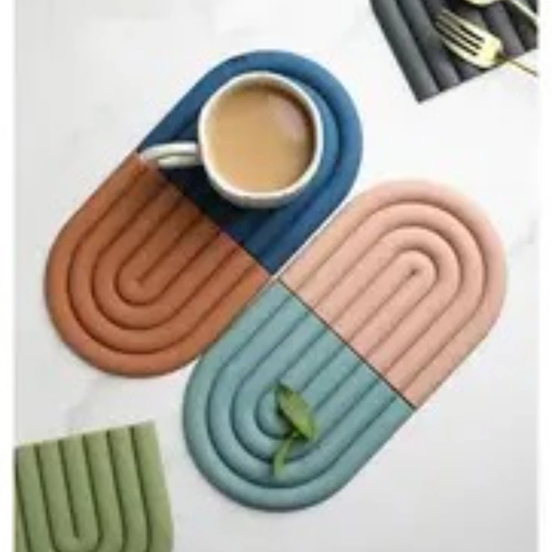 Rainbow Silicone Table Mat Coaster Multifunctional Pot Holders for Kitchen Heat Resistant Pan Hot Dishes Potholder Placemat
Rainbow Silicone Table Mat Coaster Multifunctional Pot Holders for Kitchen Heat Resistant Pan Hot Dishes Potholder Placemat