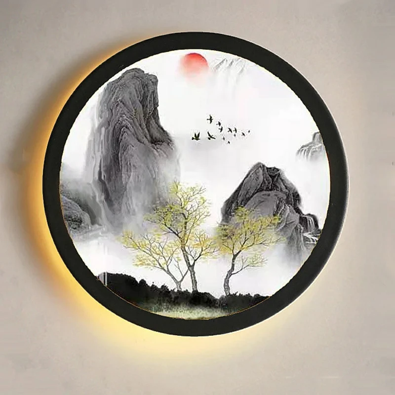 Round wall lamp industrial acrylic picture wall light vintage mural wall sconces room decor indoor lighting for bedroom bedside
Round wall lamp industrial acrylic picture wall light vintage mural wall sconces room decor indoor lighting for bedroom bedside