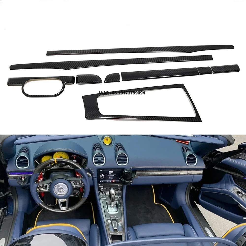 For 911 718 Boxster Cayman Luxury Interior Accessories Dry Carbon Fiber Interior Trim Case with Back Adhesive
For 911 718 Boxster Cayman Luxury Interior Accessories Dry Carbon Fiber Interior Trim Case with Back Adhesive