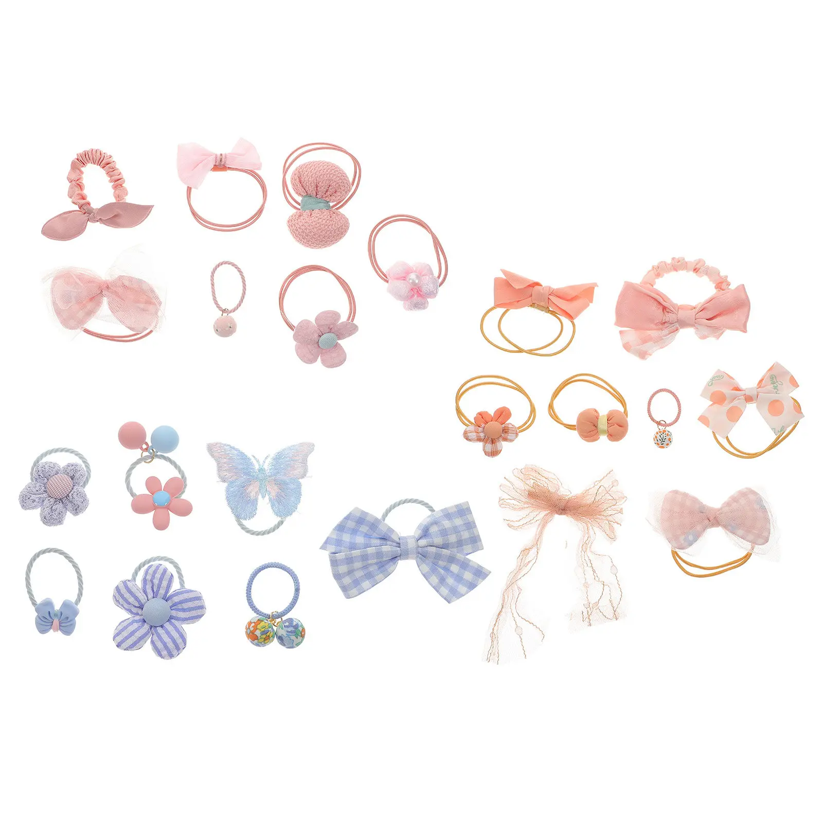31Pcs Flower Hair Ties Elastic Fabric Hair Bands Soft Ponytail Holders Accessories Daily Party Scrunchies
31Pcs Flower Hair Ties Elastic Fabric Hair Bands Soft Ponytail Holders Accessories Daily Party Scrunchies