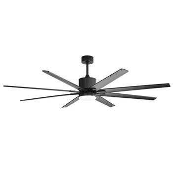 Sofucor Modern 76-inch Ceiling fan with LED DC with remote control for Living room Bedroom