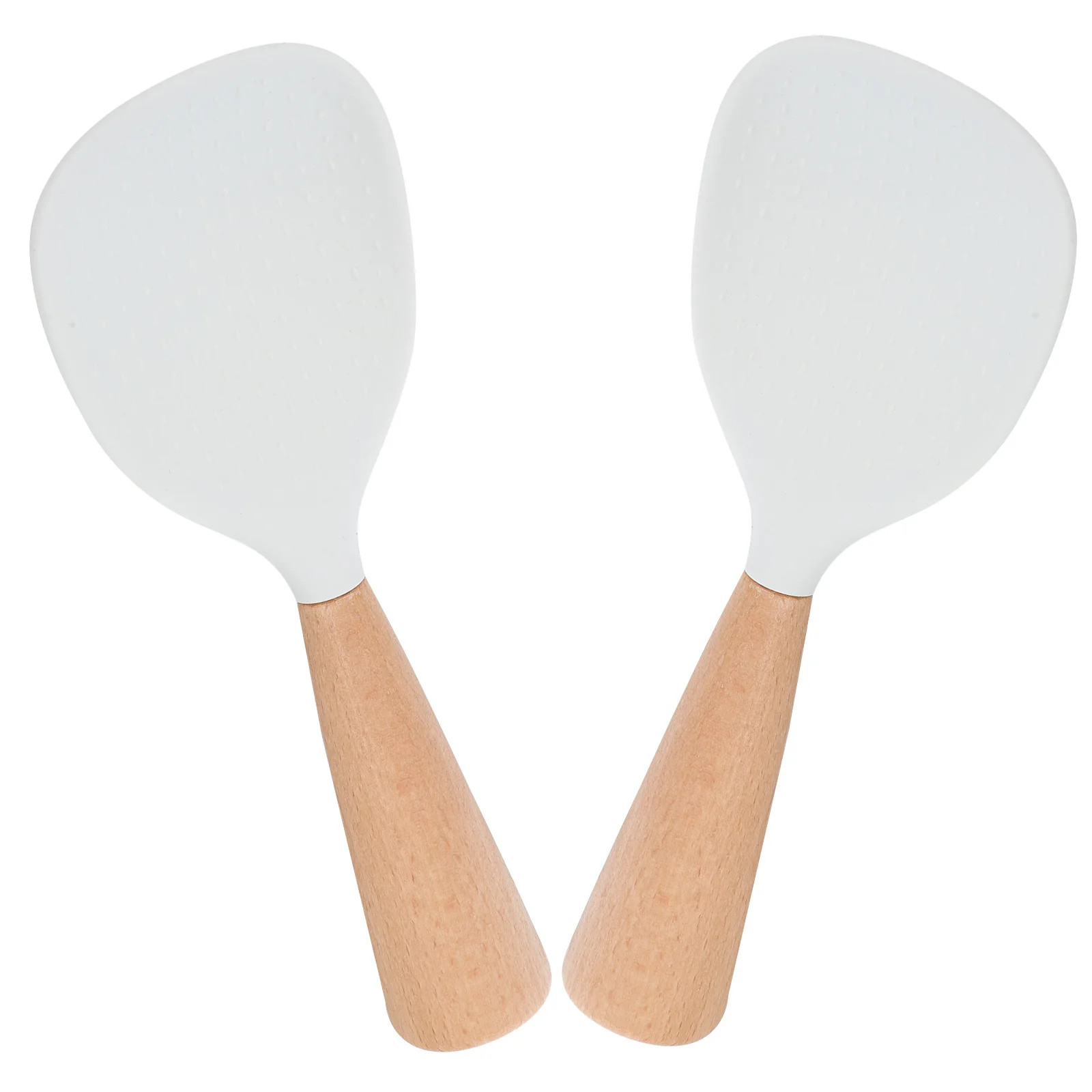 2pcs Silicone Rice Spoon Heat Resistant Non-Stick Self Standing Paddle Scoop for Rice Cooker Kitchen Cooking Utensil Household
2pcs Silicone Rice Spoon Heat Resistant Non-Stick Self Standing Paddle Scoop for Rice Cooker Kitchen Cooking Utensil Household