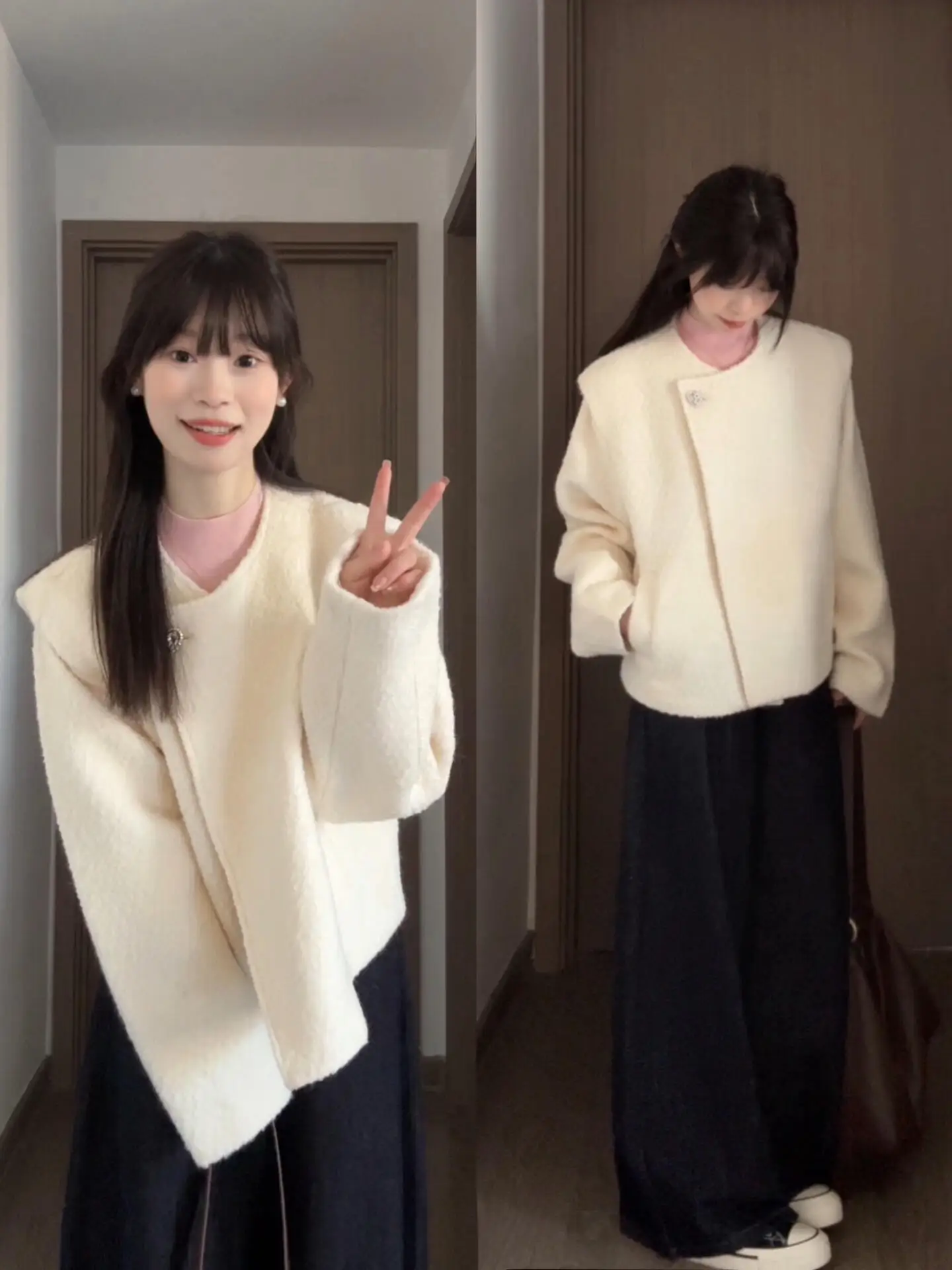 Белый модный мягкий шерстяной кардиган для женщин на осень-зиму, в стиле французского шик, стройнящий, с открытым передом...
Белый модный мягкий шерстяной кардиган для женщин на осень-зиму, в стиле французского шик, стройнящий, с открытым передом...