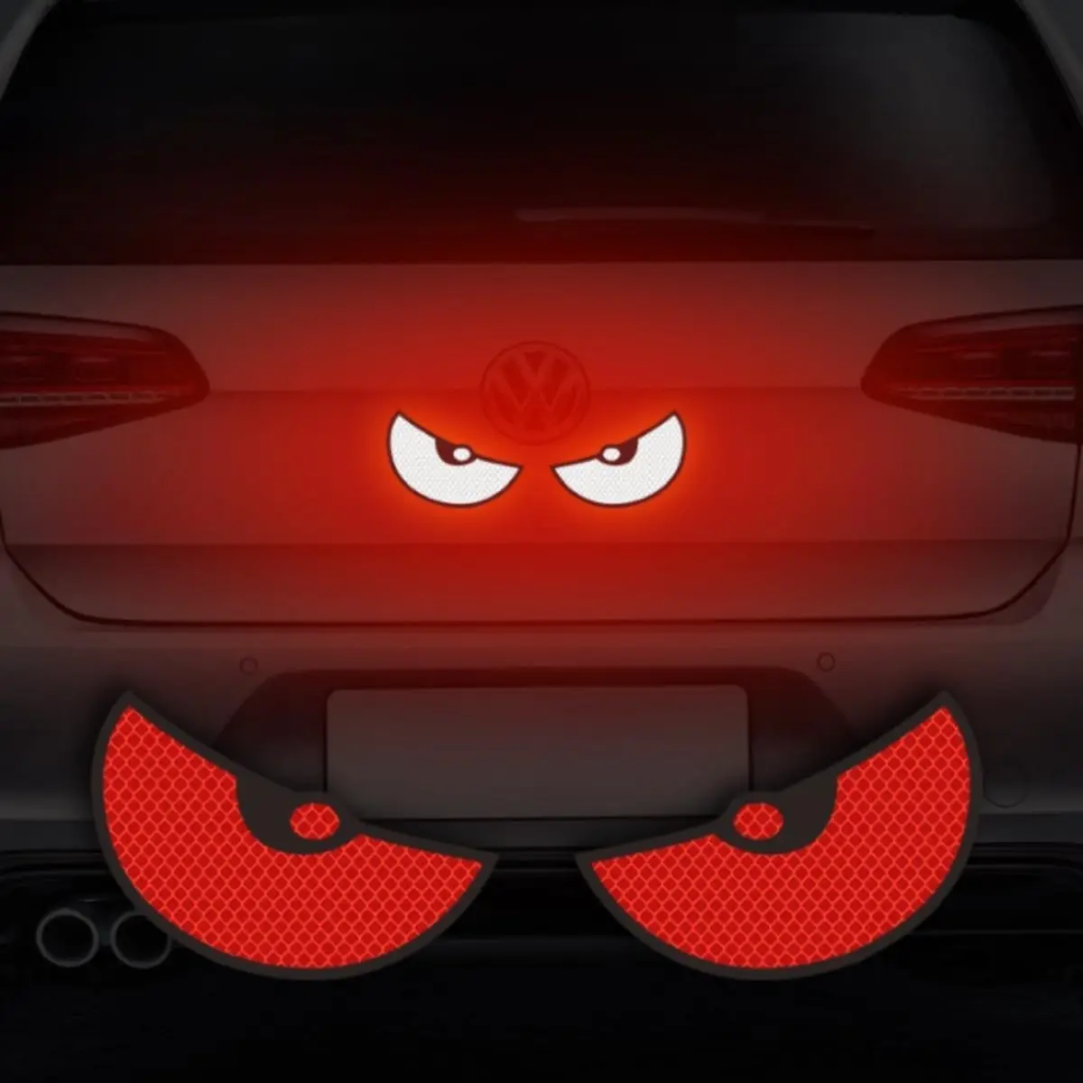 Red Eye Car Reflective Stickers Decals Suitable, Pattern for car Trunk Rear Tailgate Bumper car Glass Motorcycle Bicycle Helmet
Red Eye Car Reflective Stickers Decals Suitable, Pattern for car Trunk Rear Tailgate Bumper car Glass Motorcycle Bicycle Helmet