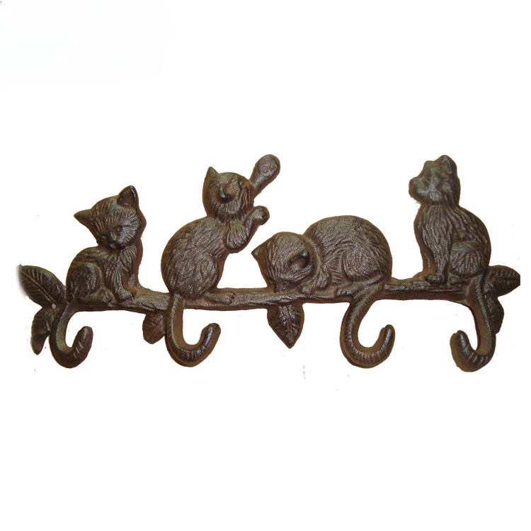 YH04167 Heavy Duty 4 Cats Key Holder for Wall Cast Iron Clothes Hooks Cast Iron Key Holders Vintage Design Hanger
YH04167 Heavy Duty 4 Cats Key Holder for Wall Cast Iron Clothes Hooks Cast Iron Key Holders Vintage Design Hanger