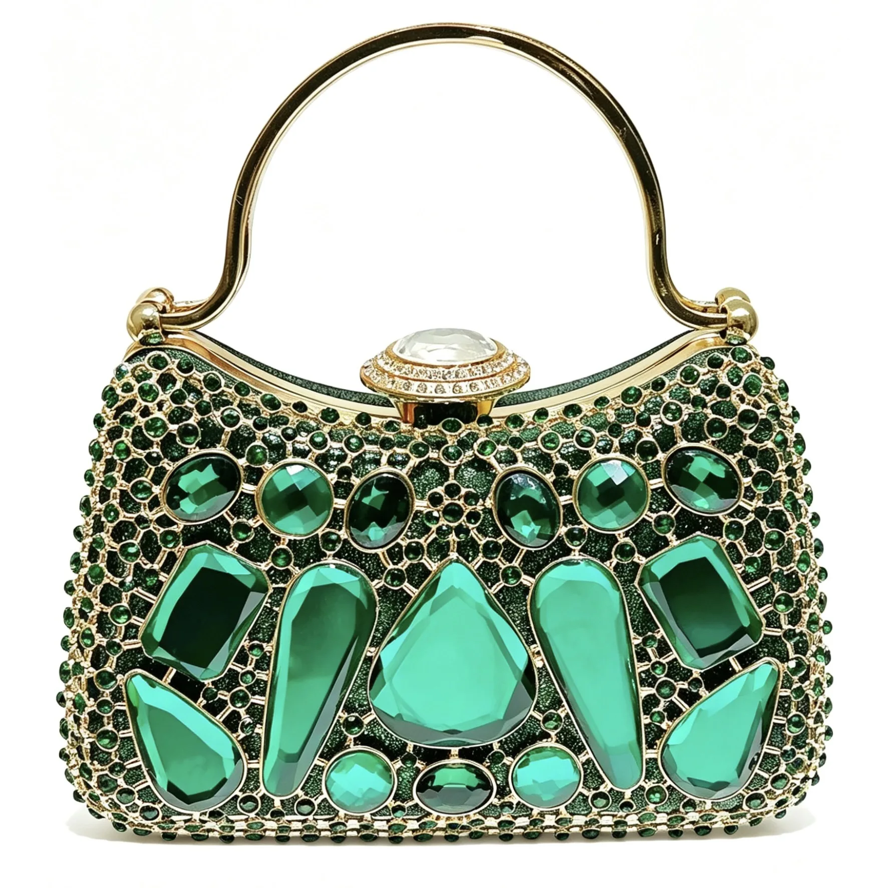 New Glass Diamond Exquisite Banquet Bag French Inlaid Diamond Handbag High Luxury Light Luxury Chain for Women
New Glass Diamond Exquisite Banquet Bag French Inlaid Diamond Handbag High Luxury Light Luxury Chain for Women