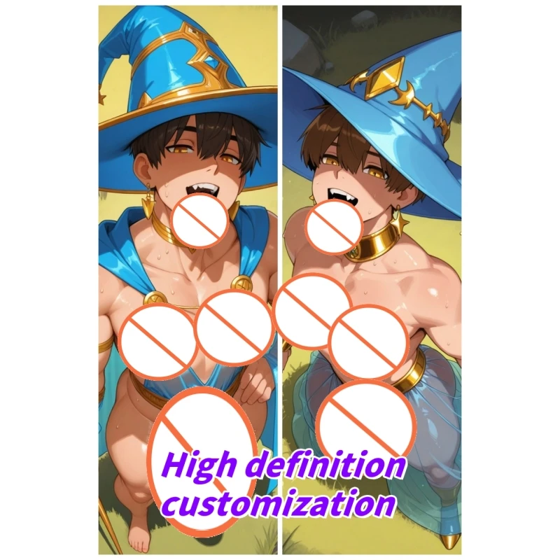 Dakimakura Anime Gay Male Witch Double-sided Print Life-size Body Pillow Cover Bedding Gifts
Dakimakura Anime Gay Male Witch Double-sided Print Life-size Body Pillow Cover Bedding Gifts