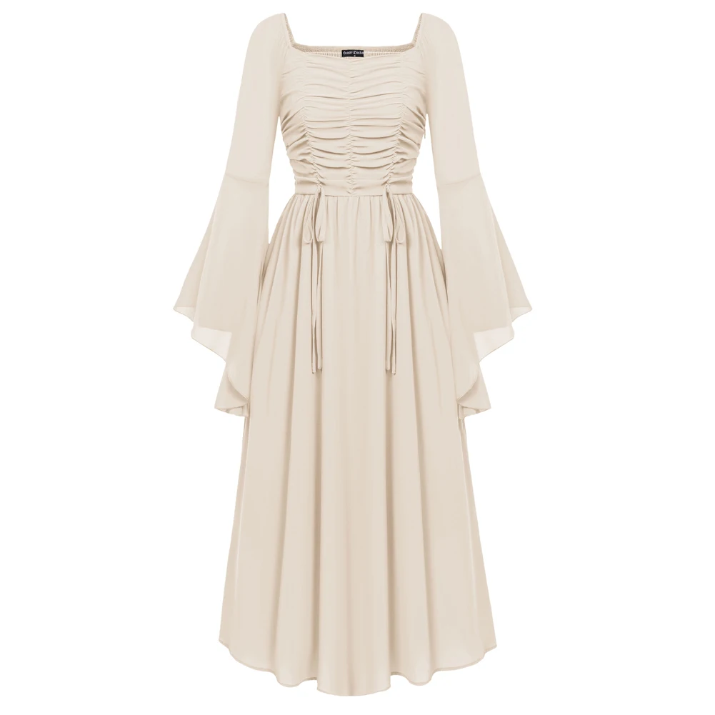 SD Women Long Dresses Renaissance Chiffon Dress Long Sleeve Square Neck Ruched Maxi Dresses On Offer Clearance Free Shipping
SD Women Long Dresses Renaissance Chiffon Dress Long Sleeve Square Neck Ruched Maxi Dresses On Offer Clearance Free Shipping