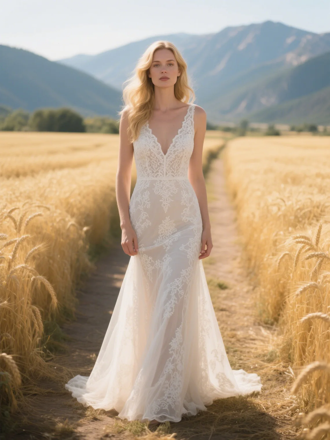 Elegant Mermaid Wedding Dress Sexy Casual White Wedding Dress Sweep Train V Neck Tulle Ruffles Appliques 2025 free customized
Elegant Mermaid Wedding Dress Sexy Casual White Wedding Dress Sweep Train V Neck Tulle Ruffles Appliques 2025 free customized