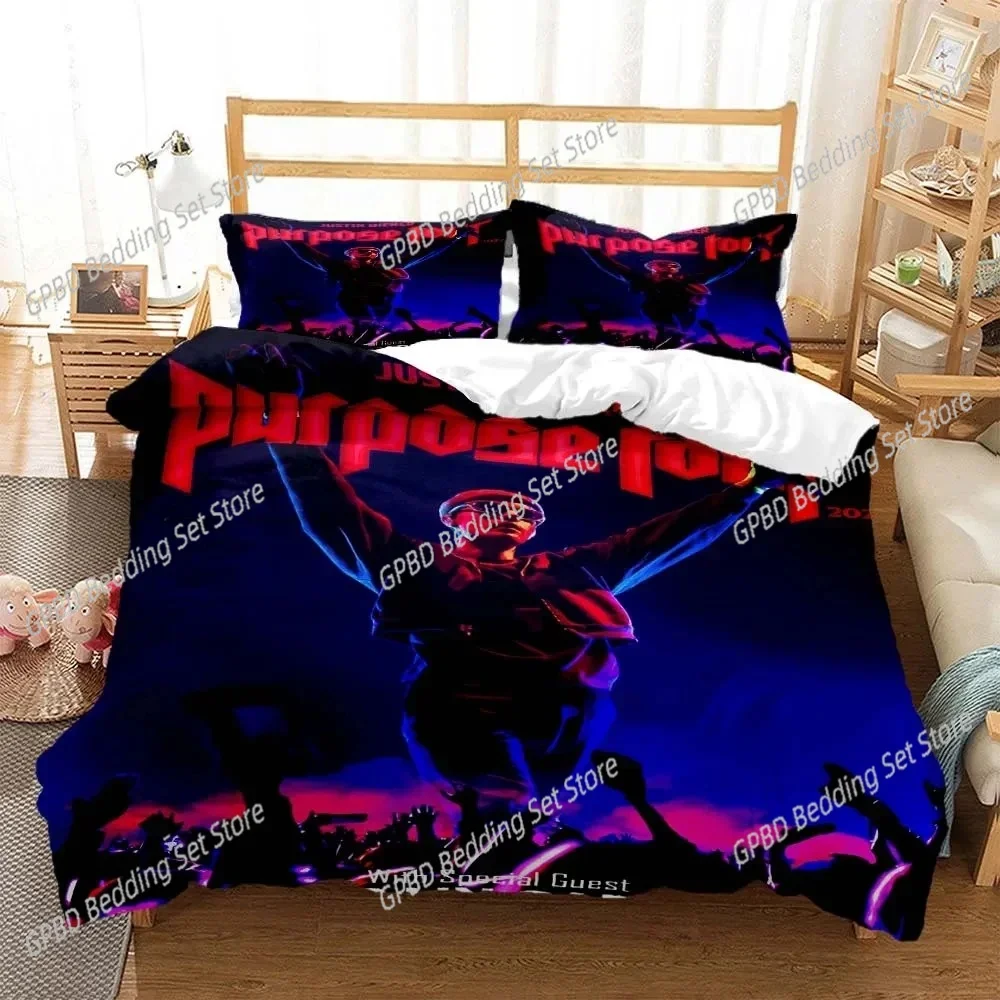 Singer Justin Bieber Fashion 3D NEW Duvet Cover Pillowcase Bedding Set Adult Boy Bedroom Decoration Children Single Double Large
Singer Justin Bieber Fashion 3D NEW Duvet Cover Pillowcase Bedding Set Adult Boy Bedroom Decoration Children Single Double Large