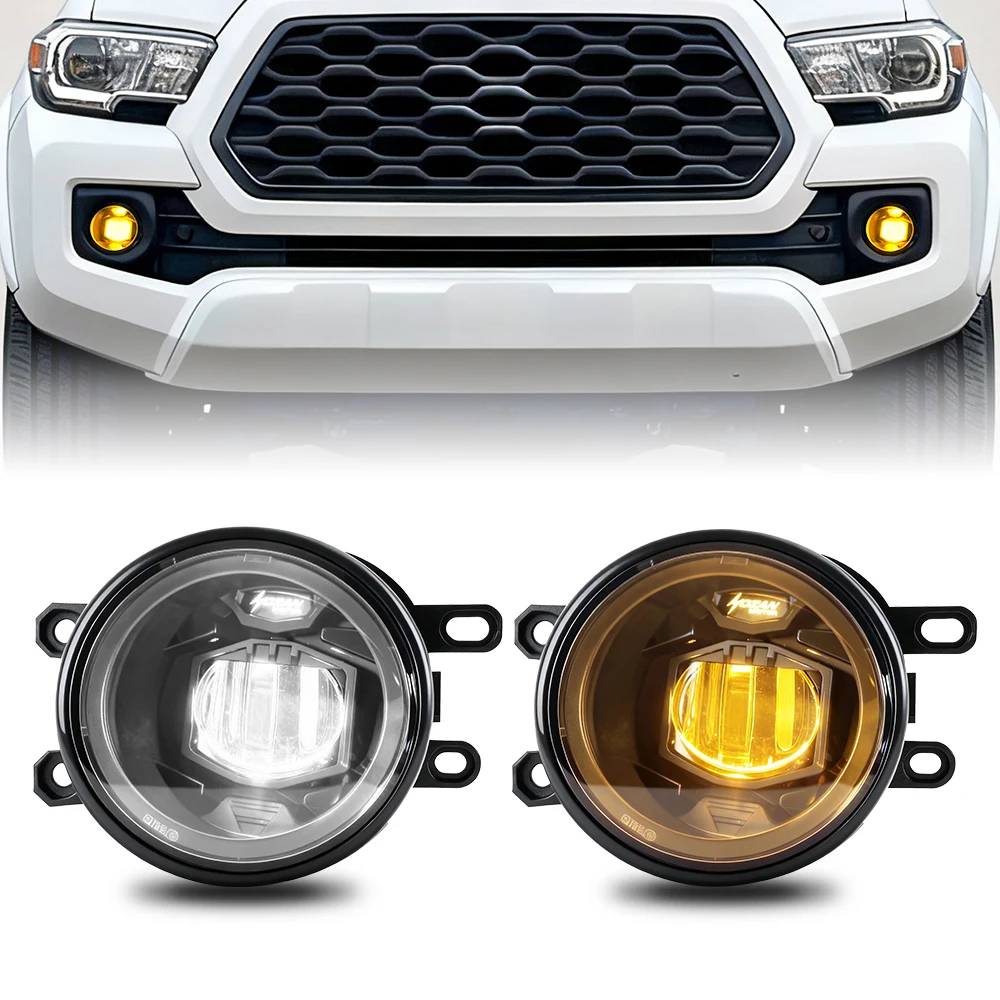 3.5 Inch White & Amber LED Fog Lights with Housing, Waterproof Driving Fog Light Assembly Kit Compatible with 2014-2023 Toyota T
3.5 Inch White & Amber LED Fog Lights with Housing, Waterproof Driving Fog Light Assembly Kit Compatible with 2014-2023 Toyota T
