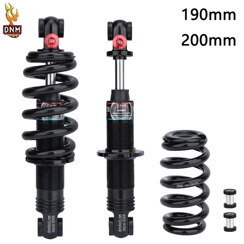 DNM DV-22AR aluminum alloy hydraulic spring mountain bike shock absorber 750LBS rear shock absorber 190/200m bicycle accessories
DNM DV-22AR aluminum alloy hydraulic spring mountain bike shock absorber 750LBS rear shock absorber 190/200m bicycle accessories