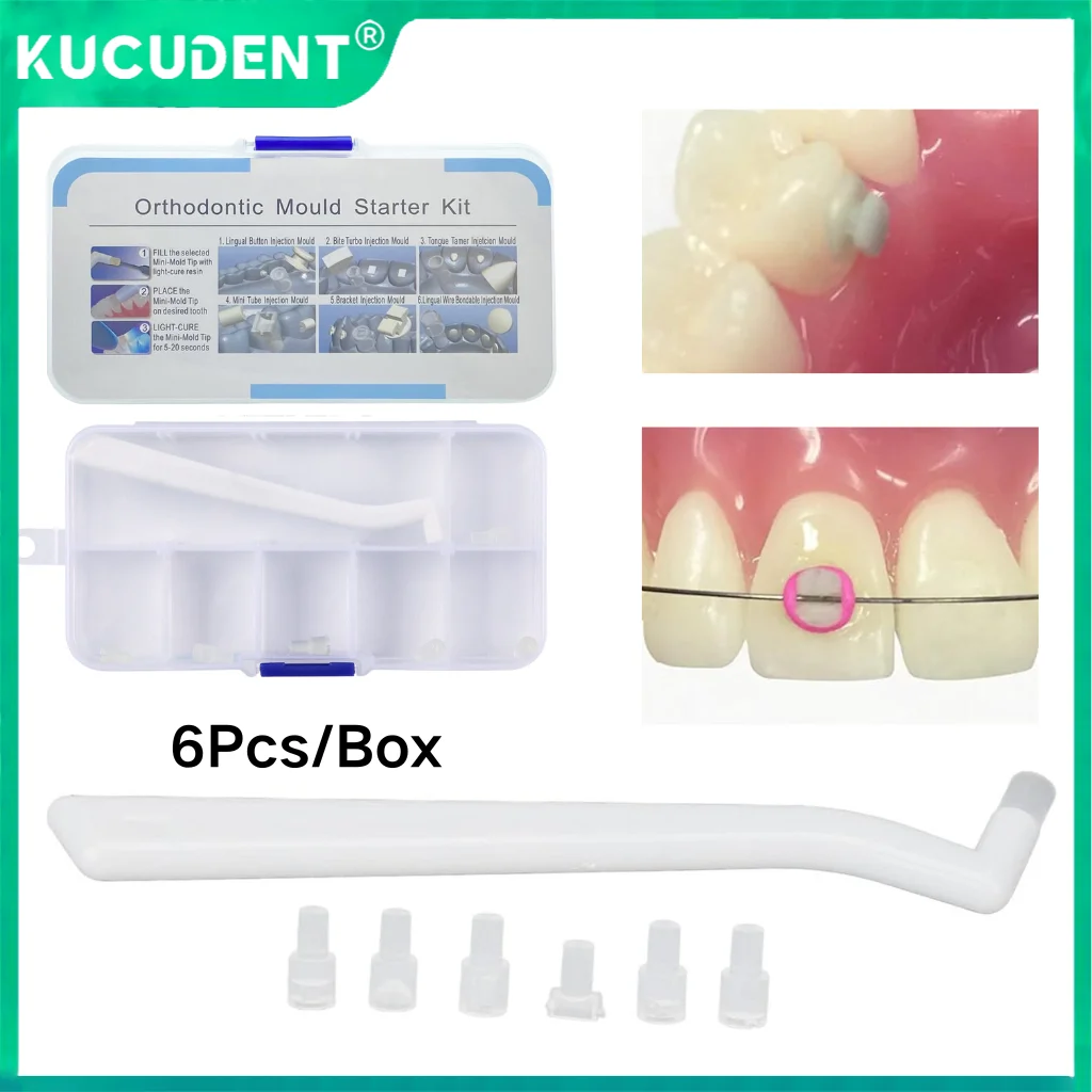 6Pcs/Set Dental Orthodontic Mould Starter Kit Injection Moulds for Lingual Button Bite Turbo More Dentistry Accessories Mini
6Pcs/Set Dental Orthodontic Mould Starter Kit Injection Moulds for Lingual Button Bite Turbo More Dentistry Accessories Mini