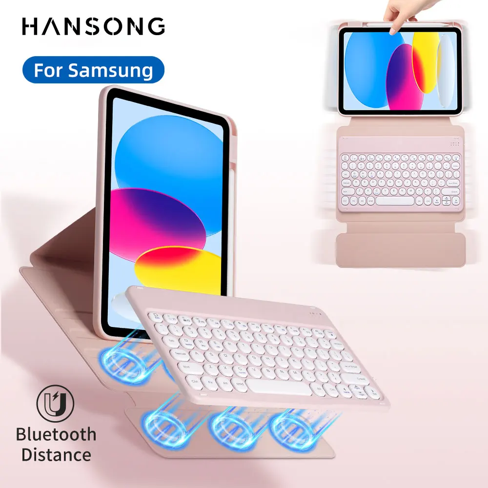 360 ° Вращающийся чехол для планшета Samsung Galaxy Tab A11+ A9+ 11 дюймов, съемная Bluetooth-клавиатура, умная крышка с функцией автоматического включения/выключения экрана
360 ° Вращающийся чехол для планшета Samsung Galaxy Tab A11+ A9+ 11 дюймов, съемная Bluetooth-клавиатура, умная крышка с функцией автоматического включения/выключения экрана