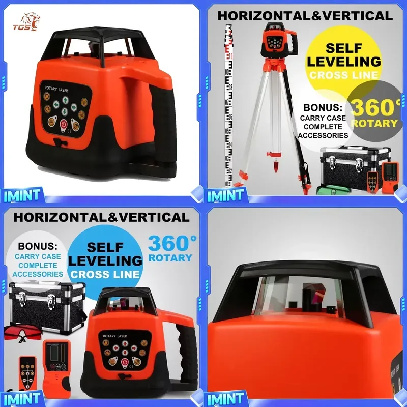 TGS Industrial-grade Rotary Level Green Light Lithium Battery Outdoor Rotating Strong Light Projection Self-leveling
TGS Industrial-grade Rotary Level Green Light Lithium Battery Outdoor Rotating Strong Light Projection Self-leveling