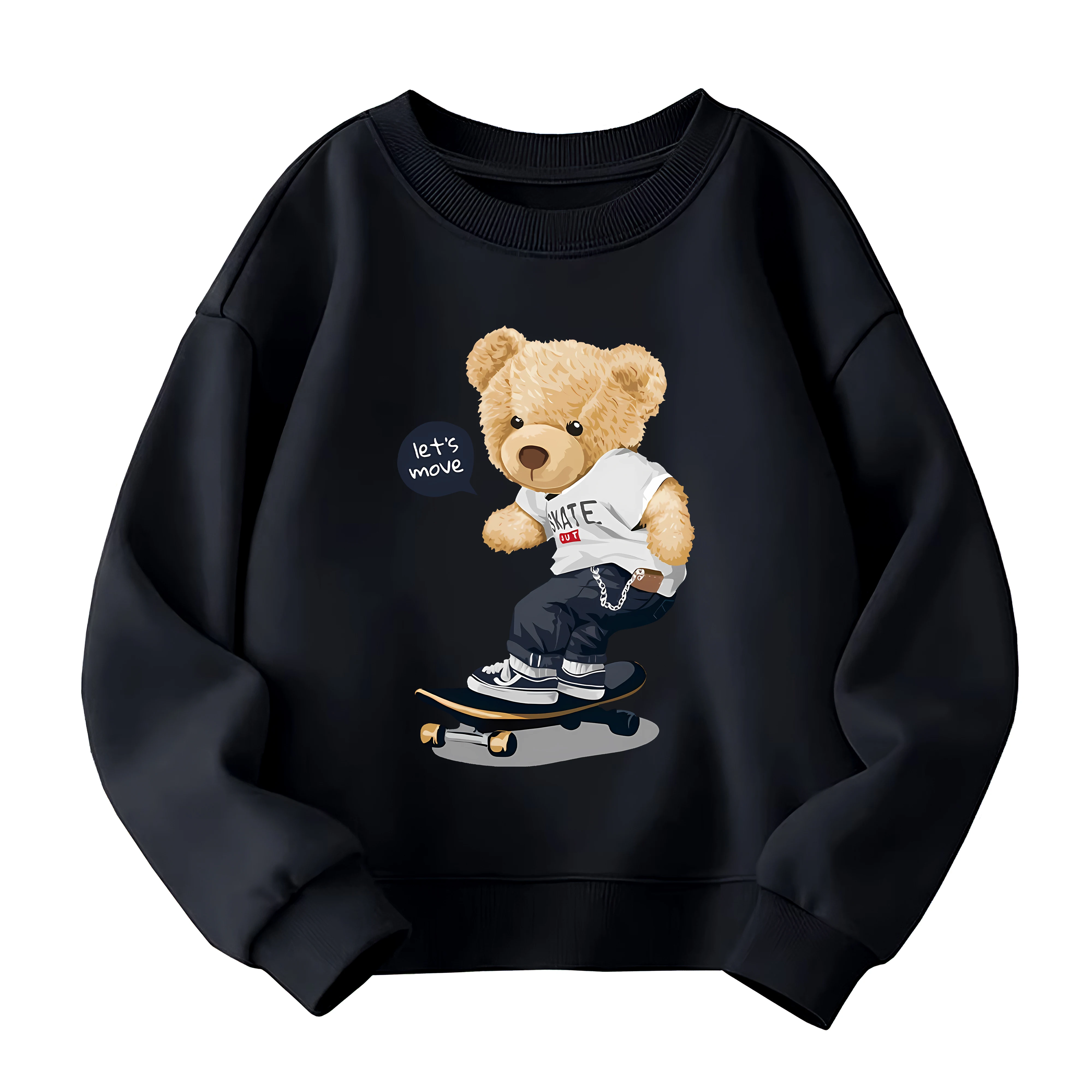 Толстовка с рисунком Fun Bear для мальчиков — хлопковая приятная для кожи ткань, мягкий круглый вырез, для школы и выходных
Толстовка с рисунком Fun Bear для мальчиков — хлопковая приятная для кожи ткань, мягкий круглый вырез, для школы и выходных