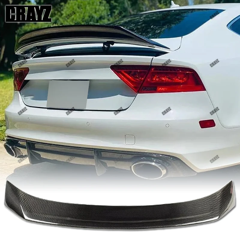 AR Style High Quality Real Carbon Fiber Material Spoiler For Audi A7 S7 RS7 2013 - 2018 Carbon Fiber Rear Spoiler Trunk Wing
AR Style High Quality Real Carbon Fiber Material Spoiler For Audi A7 S7 RS7 2013 - 2018 Carbon Fiber Rear Spoiler Trunk Wing