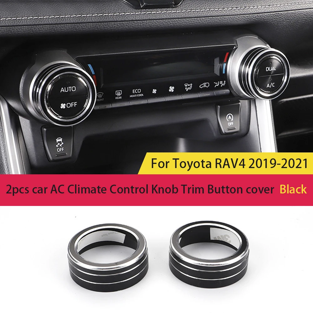 2 шт./компл. накладки управления автомобильным переключателем для Toyota RAV4 2019-2021 автомобильная ручка управления климат-контролем переменного тока, накладка на кнопку, красный/синий/черный/серебристый
2 шт./компл. накладки управления автомобильным переключателем для Toyota RAV4 2019-2021 автомобильная ручка управления климат-контролем переменного тока, накладка на кнопку, красный/синий/черный/серебристый