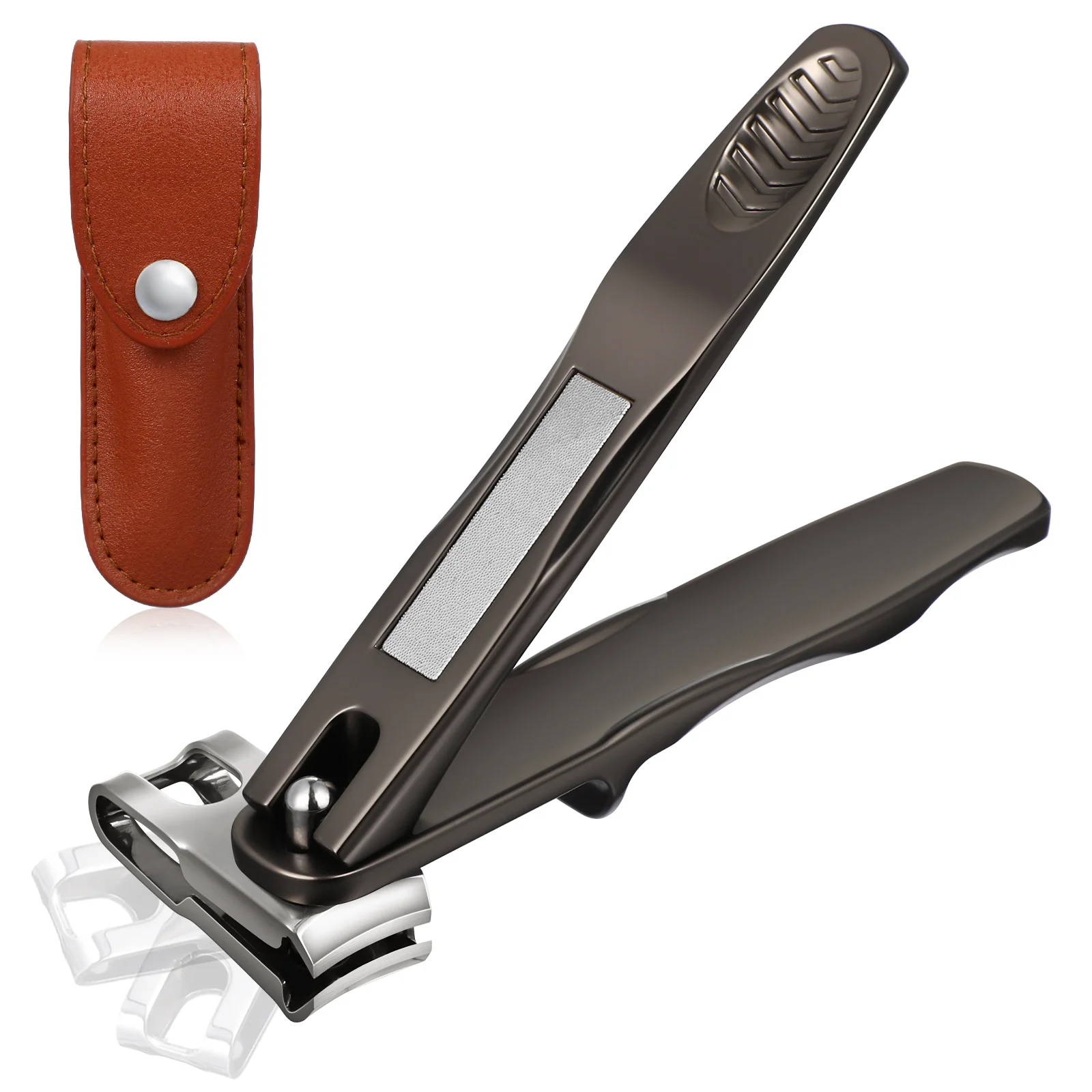 Press Rotary Nail Clipper (Black) Trimmer Fingernail Aldult Manicure Clippers
Press Rotary Nail Clipper (Black) Trimmer Fingernail Aldult Manicure Clippers