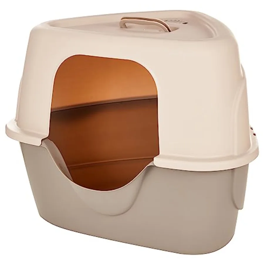 Cat Litter Box with Lid, No-Mess, Spacious Enclosed Design with Odor Control, Easy Access, Stain Resistant, 26" x 23" x 20", Ch
Cat Litter Box with Lid, No-Mess, Spacious Enclosed Design with Odor Control, Easy Access, Stain Resistant, 26" x 23" x 20", Ch
