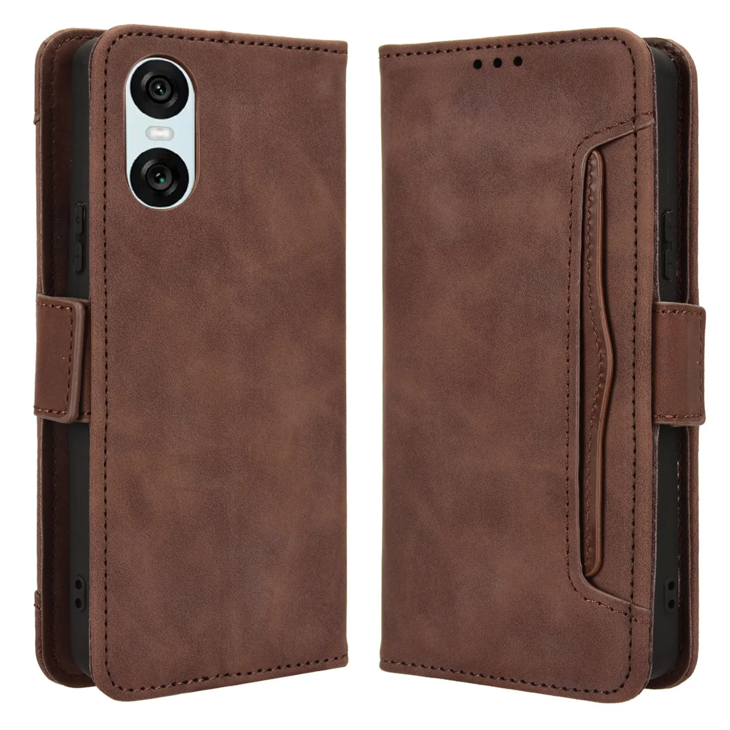 For Sony Xperia 10 VI Case PU Leather Flip Folio Phone Cover with Multiple Card Holders
For Sony Xperia 10 VI Case PU Leather Flip Folio Phone Cover with Multiple Card Holders