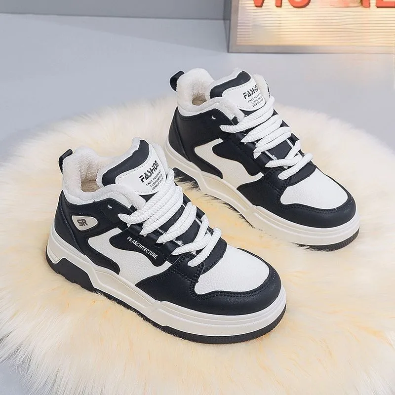 Осень-зима 2024, новые мужские теплые туфли для скейтбординга на флисовой подкладке, модные универсальные кроссовки на толстой подошве со шнуровкой, повседневная хлопковая обувь
Осень-зима 2024, новые мужские теплые туфли для скейтбординга на флисовой подкладке, модные универсальные кроссовки на толстой подошве со шнуровкой, повседневная хлопковая обувь