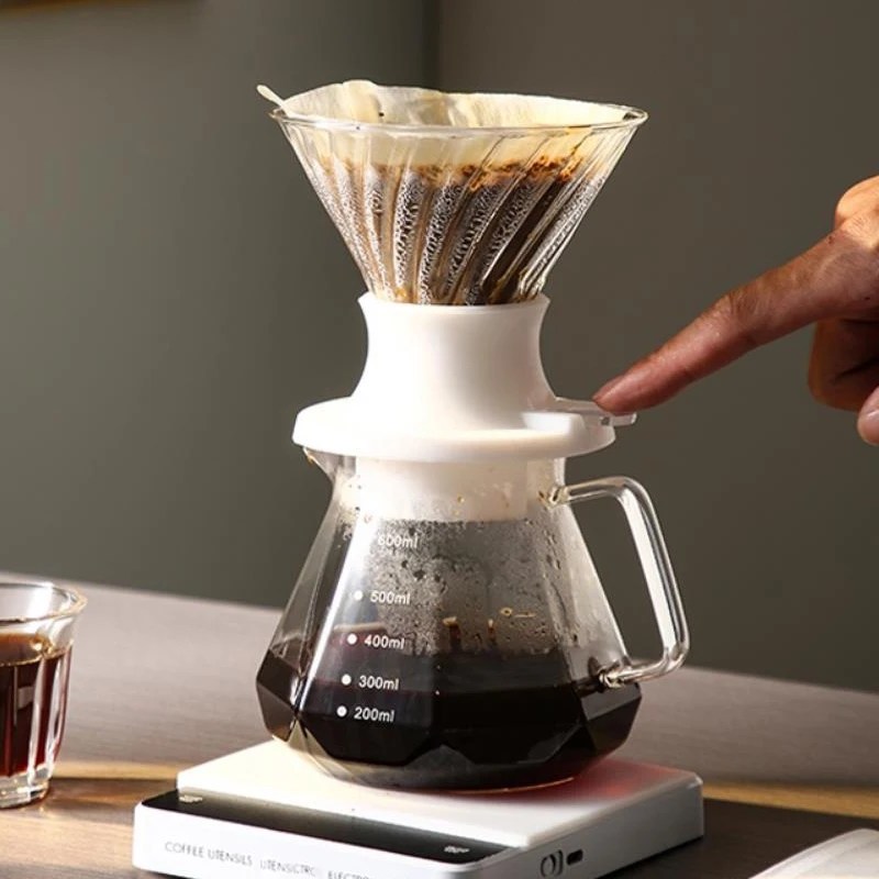 Hand Brewed Coffee Set Coffee Server with Filter Switch Dripper Handmade Borosilicate Glass Maker for Over Coffee Dripper Sets
Hand Brewed Coffee Set Coffee Server with Filter Switch Dripper Handmade Borosilicate Glass Maker for Over Coffee Dripper Sets