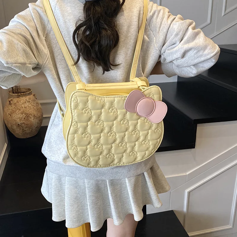 Ladies' Schoolbags Bow Cute Kawaii Sweet Handbags Kitty Trendy Simple Solid Color Versatile Multipurpose Crossbody Bags For Girl
Ladies' Schoolbags Bow Cute Kawaii Sweet Handbags Kitty Trendy Simple Solid Color Versatile Multipurpose Crossbody Bags For Girl
