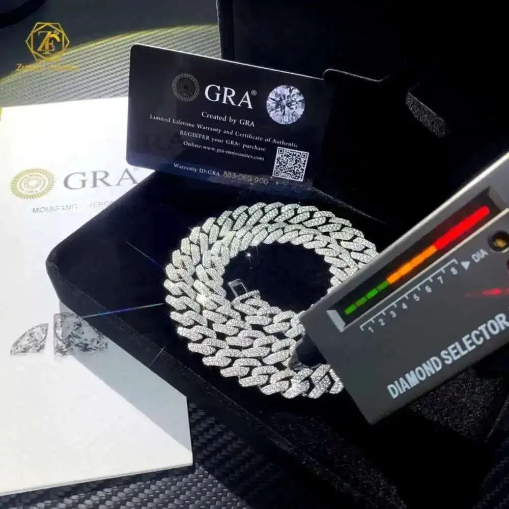 Factory Wholesale Iced Out 925 Vvs Diamond Cuban Link Bracelet Necklace 8mm 10mm 13mm Moissanite Cuban Chain Custom 10k 14k Gold
Factory Wholesale Iced Out 925 Vvs Diamond Cuban Link Bracelet Necklace 8mm 10mm 13mm Moissanite Cuban Chain Custom 10k 14k Gold