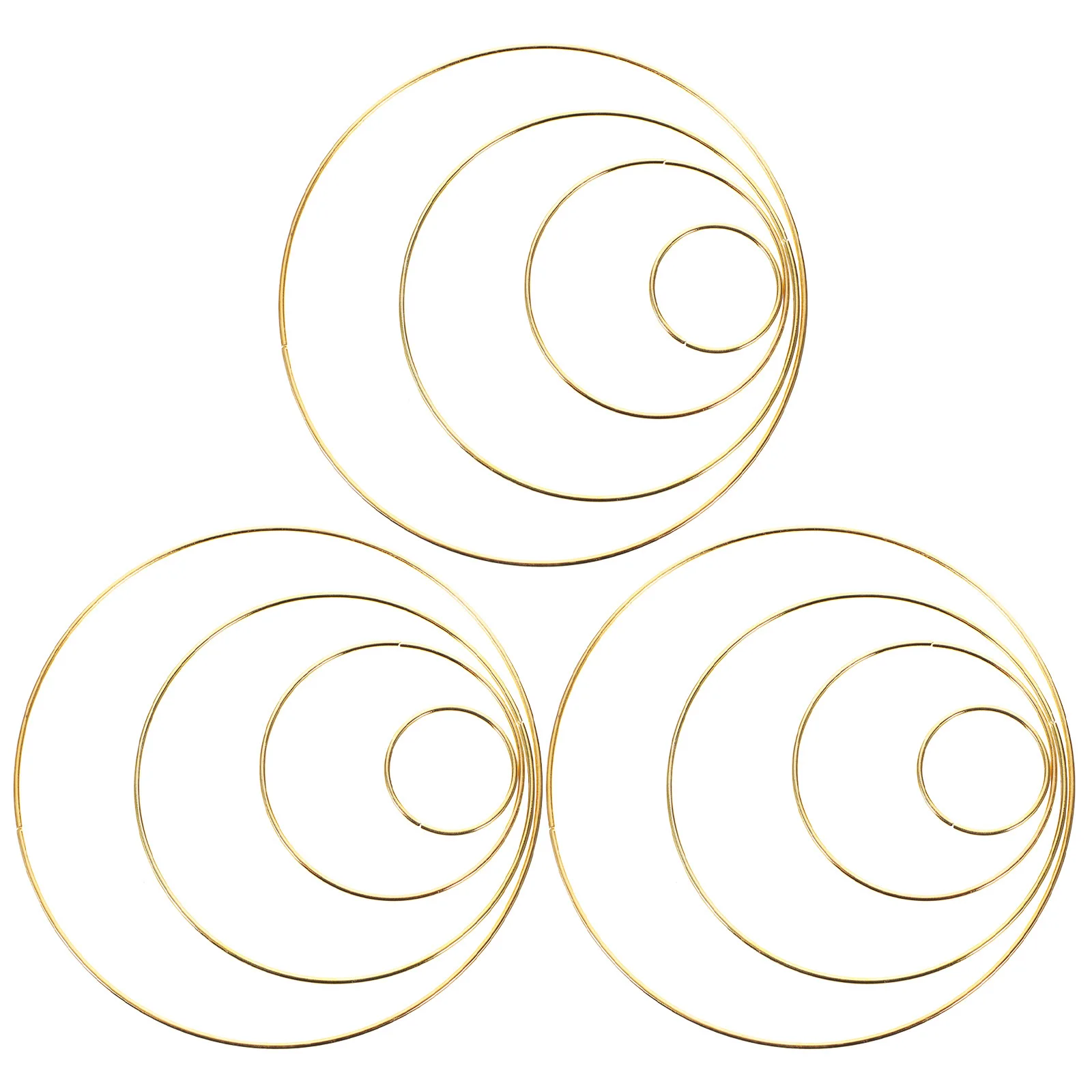 3 set Dream Catcher Materials Iron Rings 6&8&10 Inch Craft Hoops For Diy Wreath Wall Hanging Macrame Plant Hanger Decor
3 set Dream Catcher Materials Iron Rings 6&8&10 Inch Craft Hoops For Diy Wreath Wall Hanging Macrame Plant Hanger Decor