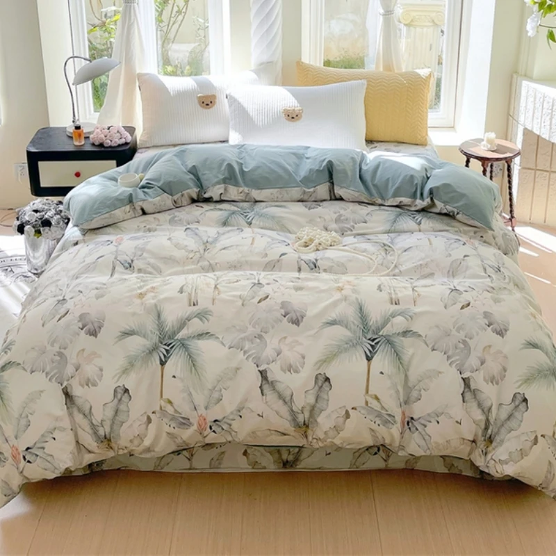 2025 New 13376 cotton cotton active printed quilt cover 160x210 Single piece Duvet cover Skin friendly breathable bedding
2025 New 13376 cotton cotton active printed quilt cover 160x210 Single piece Duvet cover Skin friendly breathable bedding