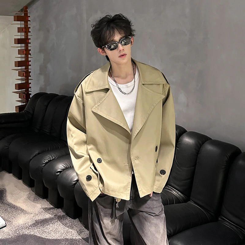 Retro Cleanfit ort Coat Jaet Men's Casual Oversized Korean Sle High Collar Autumn Faionable Polyester Fiber Jaet
Retro Cleanfit ort Coat Jaet Men's Casual Oversized Korean Sle High Collar Autumn Faionable Polyester Fiber Jaet