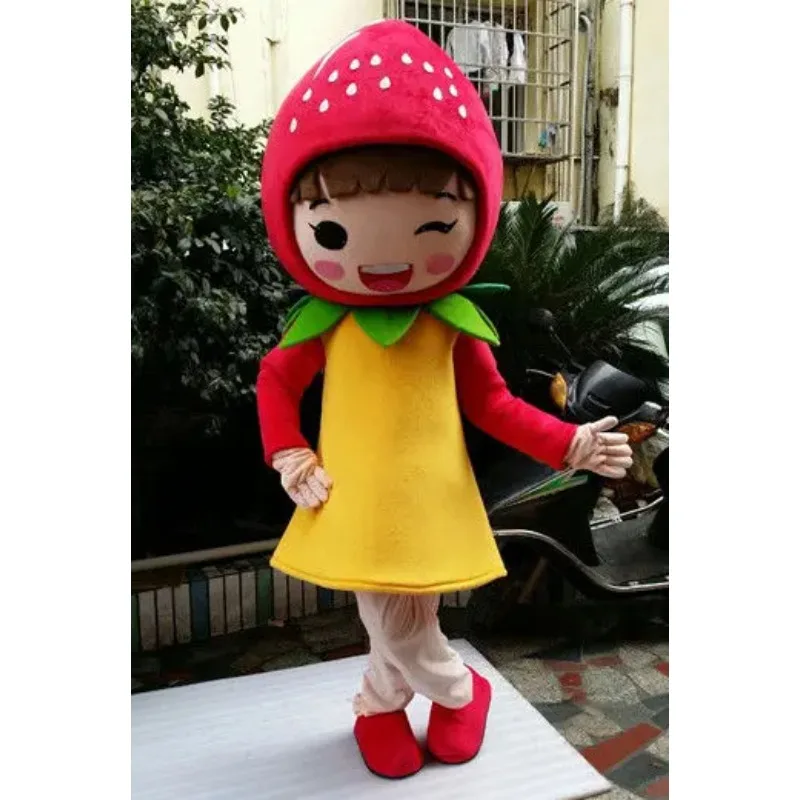 Lovely Strawberry Mascot Costume Suits Cosplay Party Game Dress Clothing Advertising Carnival Halloween Easter Festival Adults
Lovely Strawberry Mascot Costume Suits Cosplay Party Game Dress Clothing Advertising Carnival Halloween Easter Festival Adults