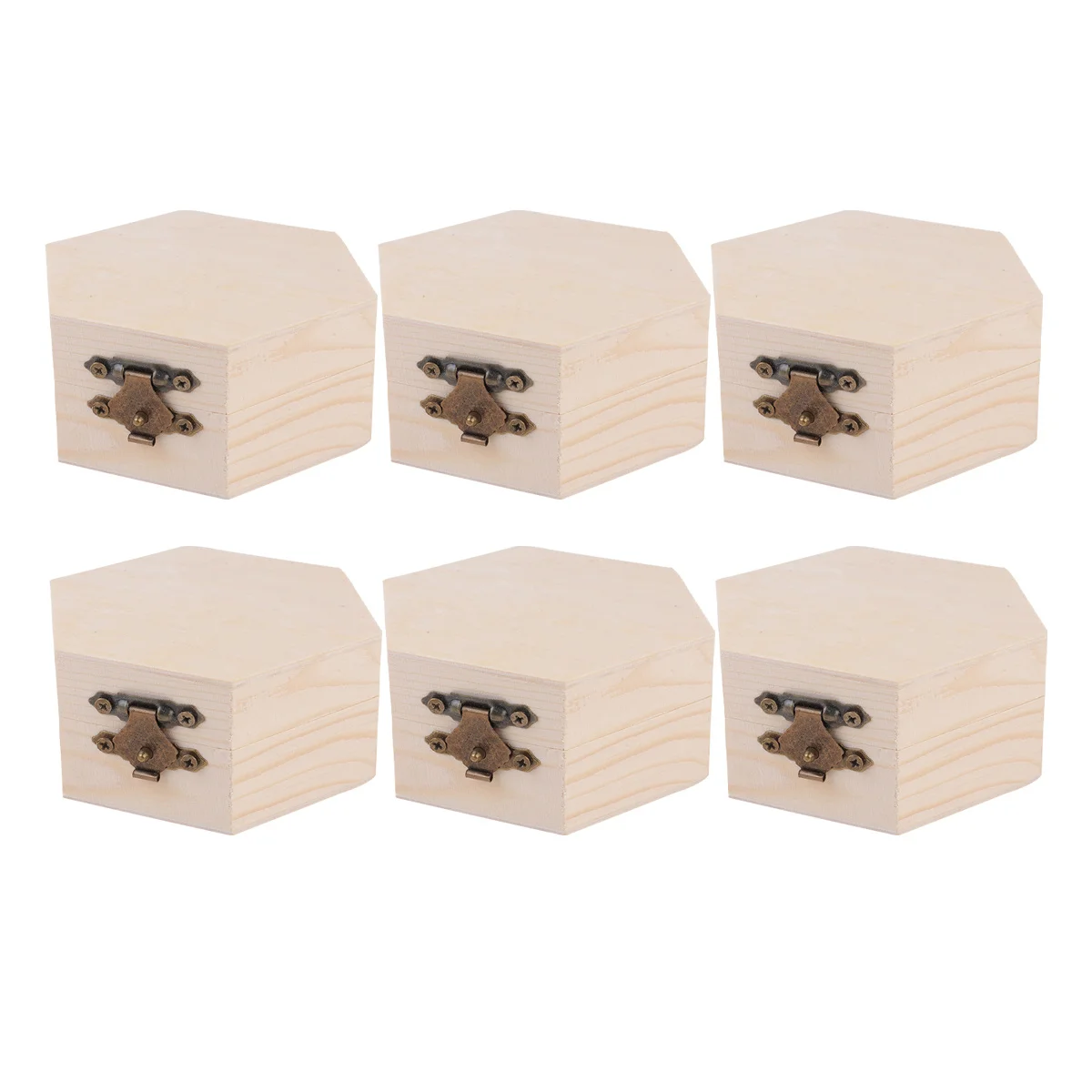 6 Pcs Wooden Storage Box Organizer Container Hexagonal Handicrafts Mould Jewelry
6 Pcs Wooden Storage Box Organizer Container Hexagonal Handicrafts Mould Jewelry