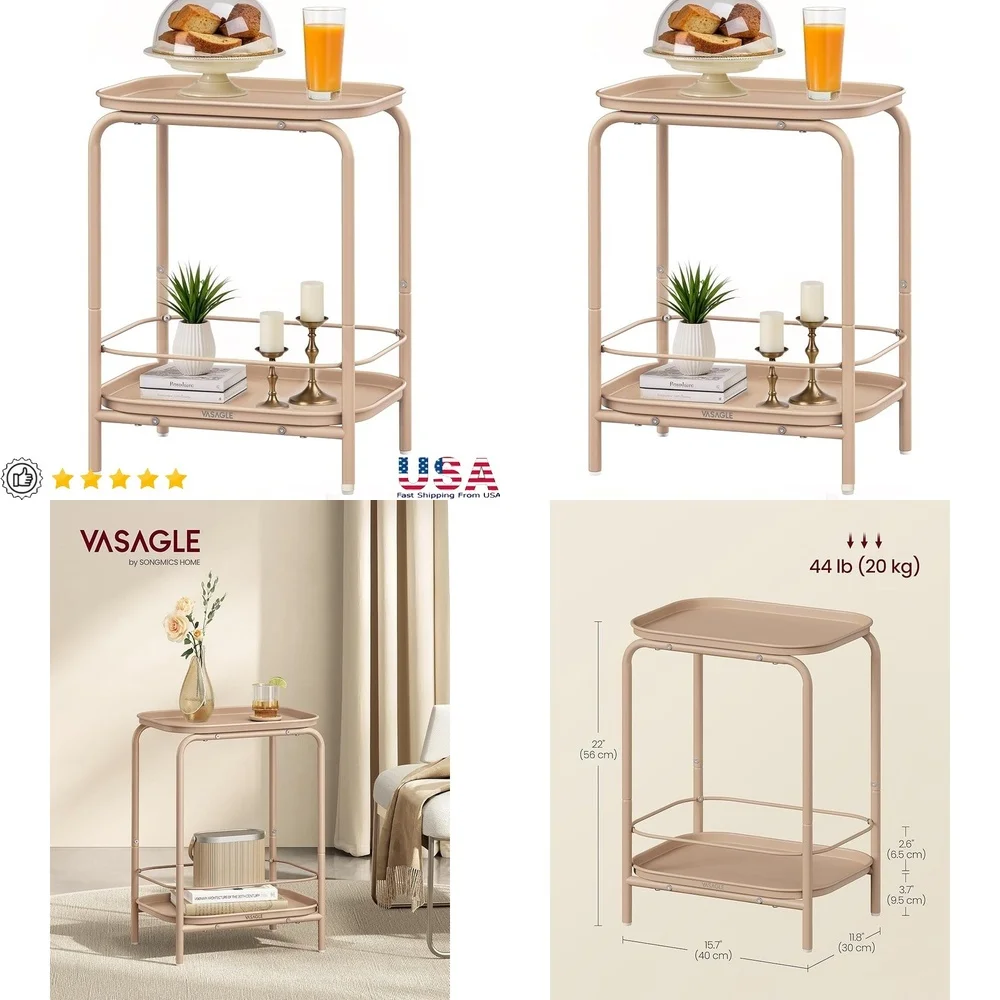 Café Tables2 Tier Outdoor Table End Tray Storage Nightstand Plant Stand Coffee Table
Café Tables2 Tier Outdoor Table End Tray Storage Nightstand Plant Stand Coffee Table